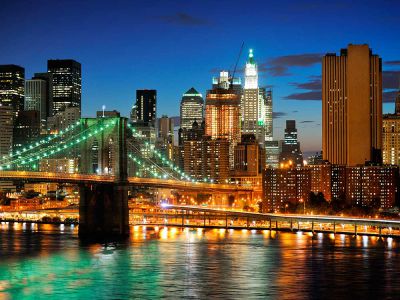 Фотообои мост в Нью-Йорке 200х150 (city239)