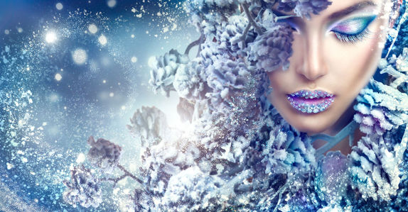 Фотообои Зимняя красавица (glamour-307)
