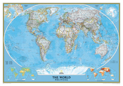 география, карты, карта мира (map-0000019)