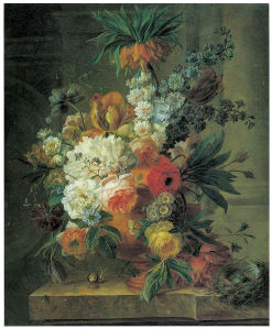 цветы в вазе натюрморт (pf-73)