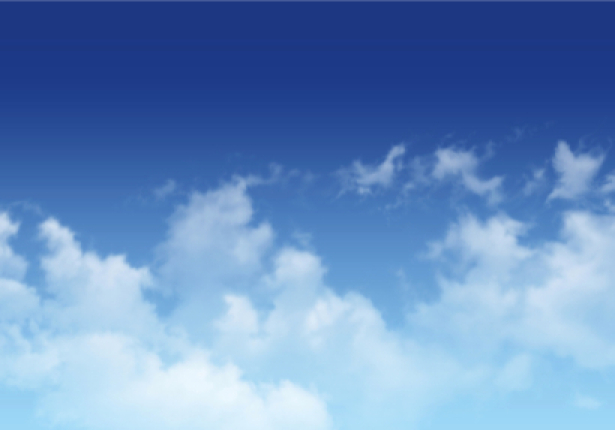 Фотообои голубое небо с облаками 1 (sky-0000111)