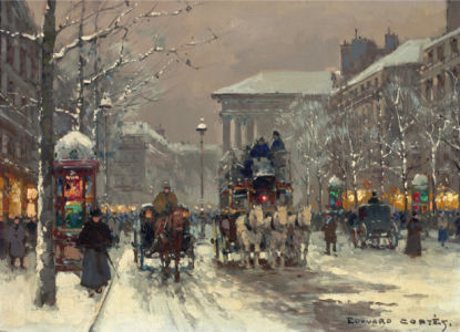 Фотообои Зимние сцены в Париже (art-0000692)