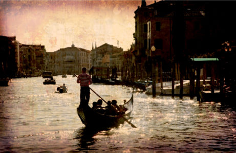 Фотообои Венеция канал винтаж (city-0000474)