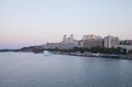 Фотообои Днепропетровск фото с моста (city-0000915)
