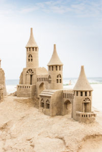 Замок из песка Фотообои (city-0001394)