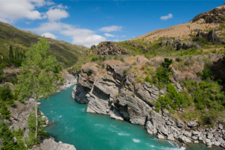 Фотообои горная река, горы (nature-00562)