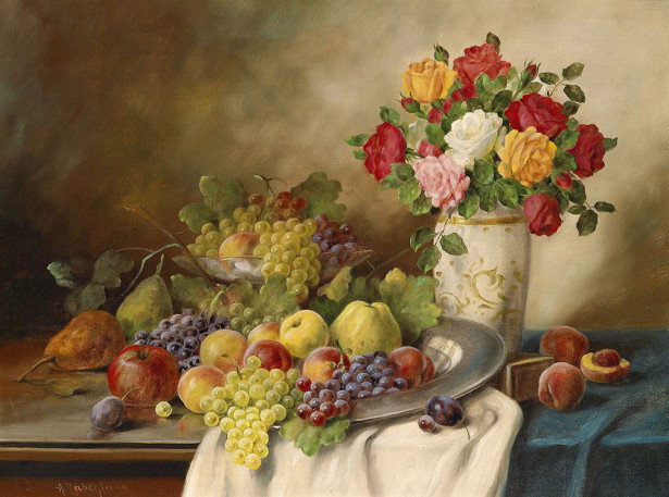 Картина Цветочно-фруктовое ассорти (still-life-0094)