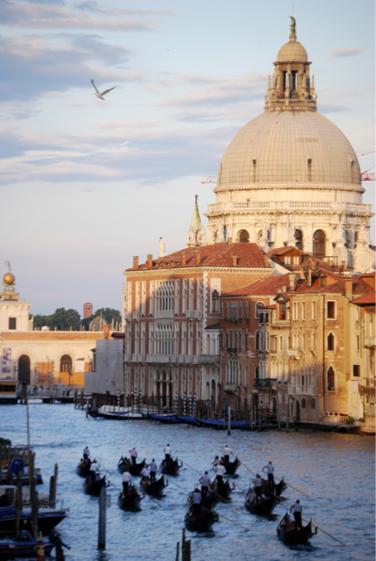 Фотообои канал в Венеции, Венеция, Италия (city-0000204)