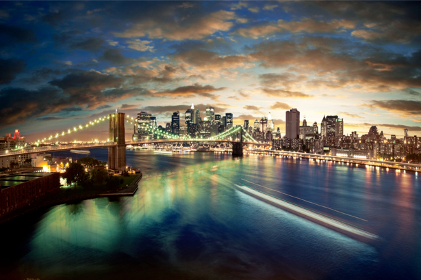 Фотообои Бруклинский мост, Нью-Йорк, США (city-0000211)