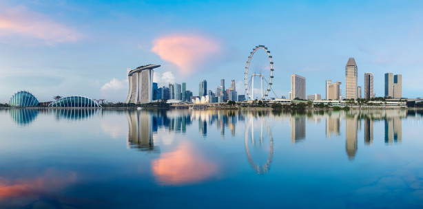 Фотообои горизонты Сингапура (panorama-52)