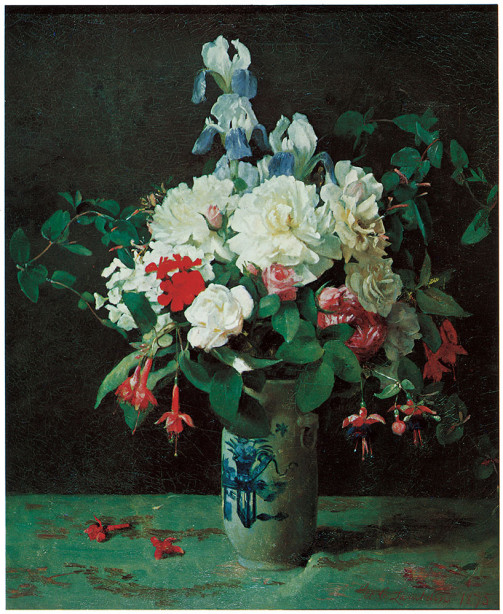 Джордж Кокран Ламбдин цветы в вазе (pf-71)