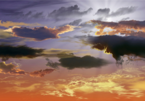 Фотообои вечернее небо облака (sky-0000127)