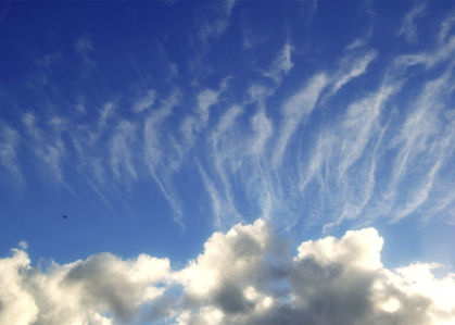 Фотообои облачное небо в спальню (sky-0000142)