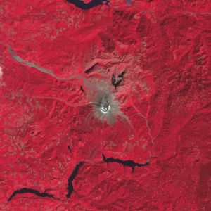 Фотообои NASA красные горы (terra-00267)