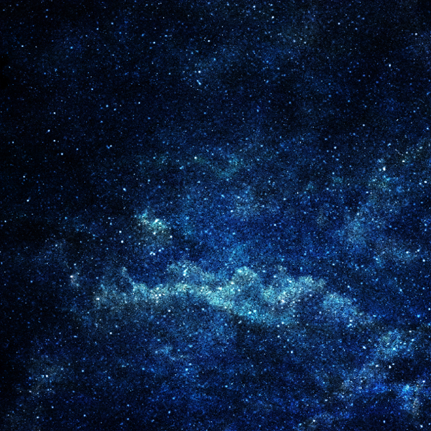 Фотообои созвездия в синем (space-0000003)