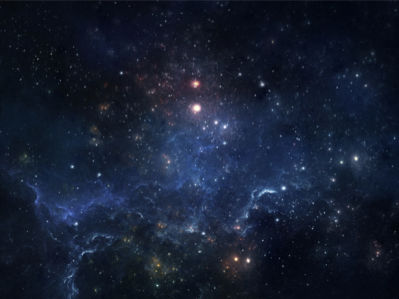 Фотообои звездное небо космос (space-0000084)