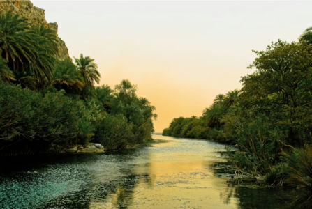 Фотообои с природой река закат (nature-00049)