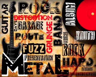 Фотообои попарт рок гитара (background-0000001)