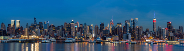 Фотообои Нью-Йорк архитектура с океана (city-0001336)