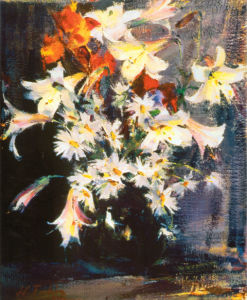 Цветочные обои Натюморт с цветами (art-0000316)