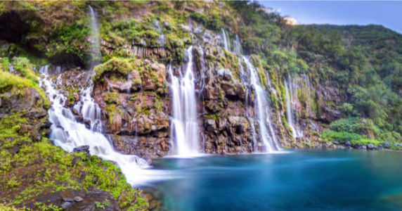 Фотообои водопады озеро (nature-0000708)