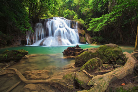 Фотообои фото горный водопад (nature-00452)