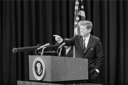 Джон Кеннеди, американский президент (retro-vintage-0000344)
