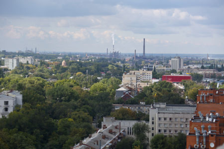 Фотообои город Днепропетровск пейзаж (city-0000947)