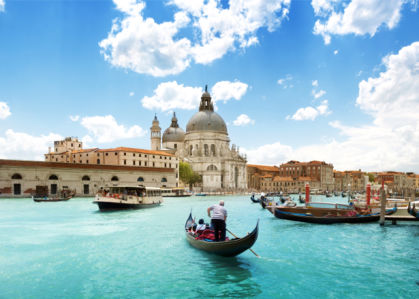 Фотообои Венеция венецианские лодки (city-0001008)