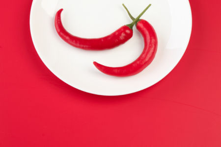 Красный фотообои для кухни перец (food-0000046)