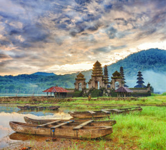 Фотообои храма острова Бали (sea-0000374)