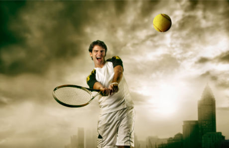 Фотообои теннисист (sport-0000063)