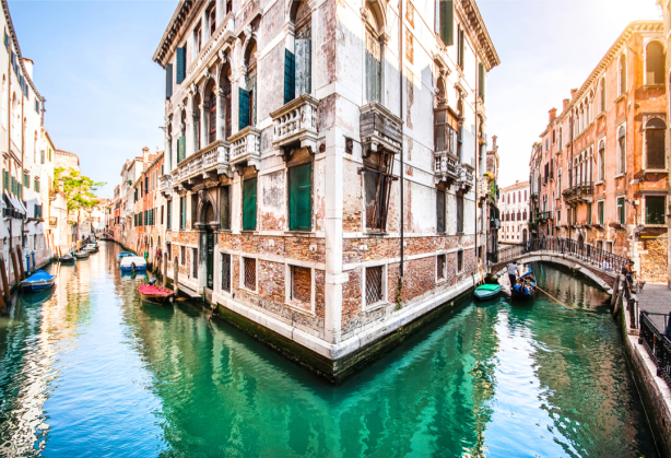 Венеция Италия Фотообои город на реке (city-0001358)