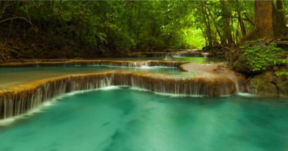 Фотообои водопад каскады лес (nature-0000723)