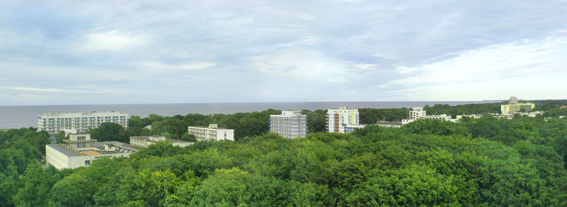 Фотообои панорама города на реке (panorama_0000033)