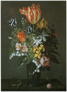 Картина с цветами букет (pf-15)