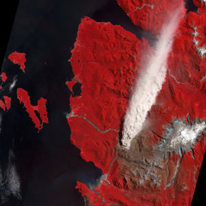 Фотообои фото NASA вулкан (terra-00108)