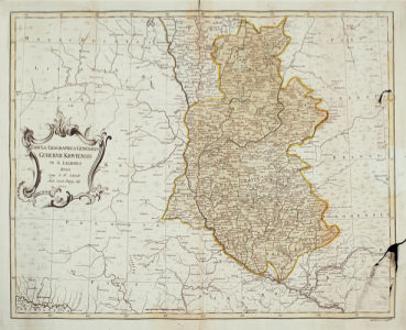 Карта Левобережной Украины (Гетманщины) 1775 г (ukraine-0046)