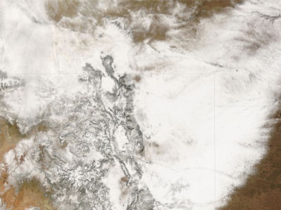 Фотообои NASA облачно (terra-00273)