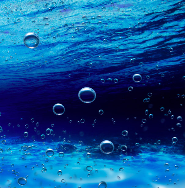 Фотообои под водой бульбашки (background-0000138)