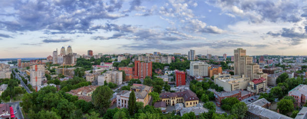 Фотообои Днепропетровск город под небом (city-0000902)