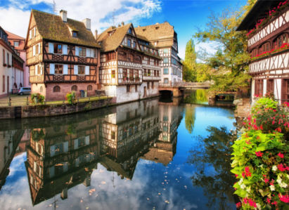 Фотообои Страсбург Франция река (city-0001357)