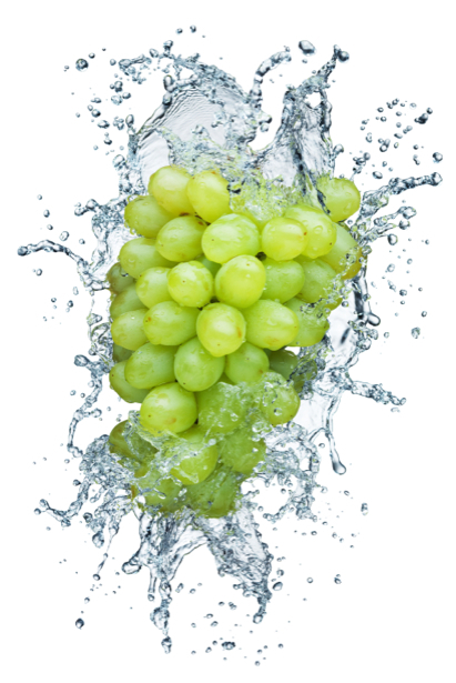 Гроздь винограда в воде обои в кухню (food-0000204)