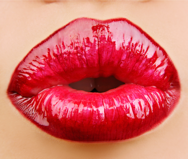 Фотообои красные губы (glamour-0000239)