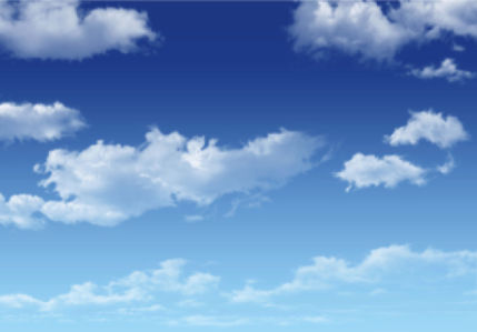 Фотообои голубое небо в облака (sky-0000114)