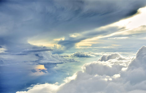 Фотообои между облаков небо (sky-0000140)