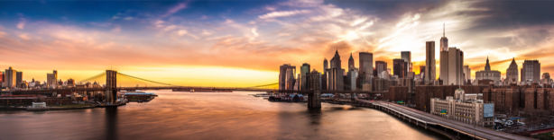 Фотообои Бруклинский мост Нью-Йорк США (city-0001342)