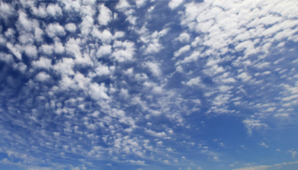 Фотообои небо перьевые облака (sky-0000096)