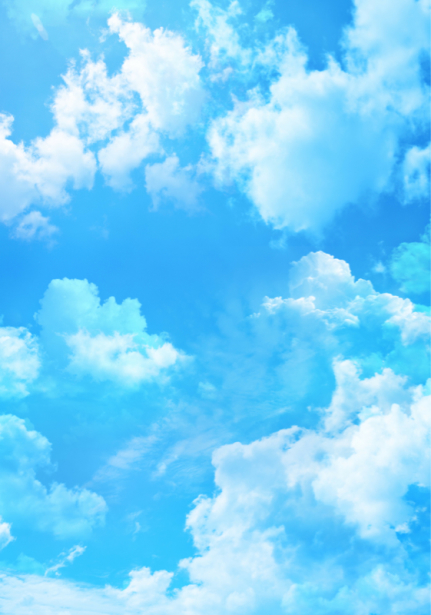 Фотообои голубое облачное небо (sky-0000150)