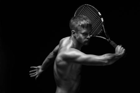 Фотообои большой теннисист модель (sport-0000015)